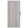 Sonoma gray plywood sideboard 40x33x70 cm by vidaXL, Sideboards - Ref: Foro24-819418, Price: 50,46 €, Discount: %