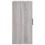 Sonoma gray plywood sideboard 40x33x70 cm by vidaXL, Sideboards - Ref: Foro24-819418, Price: 49,89 €, Discount: %