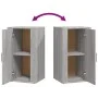 Aparador de madera contrachapada gris Sonoma 40x33x70 cm de vidaXL, Aparadores - Ref: Foro24-819418, Precio: 49,89 €, Descuen...