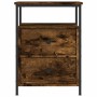 Nachttisch aus geräuchertem Eichenholzwerkstoff, 44 x 45 x 60 cm von vidaXL, Nachttische - Ref: Foro24-826007, Preis: 54,07 €...