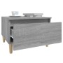 Mesa auxiliar madera contrachapada gris Sonoma 50x46x35 cm de vidaXL, Mesas auxiliares - Ref: Foro24-819512, Precio: 43,72 €,...