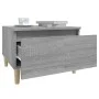 Sonoma gray plywood side table 50x46x35 cm by vidaXL, Side tables - Ref: Foro24-819512, Price: 43,25 €, Discount: %