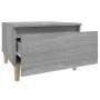 Sonoma gray plywood side table 50x46x35 cm by vidaXL, Side tables - Ref: Foro24-819512, Price: 43,25 €, Discount: %