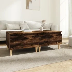 2 smoked oak plywood side tables 50x46x35 cm by vidaXL, Side tables - Ref: Foro24-819511, Price: 53,93 €, Discount: %