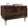 Beistelltische 2 Stück Sperrholz Räuchereiche 50x46x35 cm von vidaXL, Seitentische - Ref: Foro24-819511, Preis: 64,08 €, Raba...