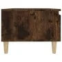 2 smoked oak plywood side tables 50x46x35 cm by vidaXL, Side tables - Ref: Foro24-819511, Price: 53,93 €, Discount: %