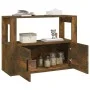 Smoked oak plywood sideboard 80x30x60 cm by vidaXL, Sideboards - Ref: Foro24-819457, Price: 53,41 €, Discount: %