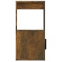 Aparador madera contrachapada color roble ahumado 80x30x60 cm de vidaXL, Aparadores - Ref: Foro24-819457, Precio: 52,44 €, De...