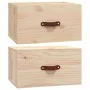 Wall bedside table 2 pcs 40x29.5x22 cm by vidaXL, Lockers and storage cabinets - Ref: Foro24-820987, Price: 55,24 €, Discount: %