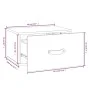 Wand-Nachttisch 2 Stück 40x29,5x22 cm von vidaXL, Schließfächer und Lagerschränke - Ref: Foro24-820987, Preis: 55,94 €, Rabat...