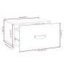 Wand-Nachttisch 2 Stück 40x29,5x22 cm von vidaXL, Schließfächer und Lagerschränke - Ref: Foro24-820987, Preis: 55,94 €, Rabat...