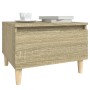 Beistelltische 2 Stück Eichenholz Sonoma 50x46x35 cm von vidaXL, Seitentische - Ref: Foro24-819507, Preis: 54,39 €, Rabatt: %