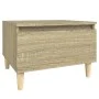 Side tables 2 units oak wood Sonoma 50x46x35 cm by vidaXL, Side tables - Ref: Foro24-819507, Price: 53,93 €, Discount: %