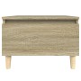 Beistelltische 2 Stück Eichenholz Sonoma 50x46x35 cm von vidaXL, Seitentische - Ref: Foro24-819507, Preis: 54,39 €, Rabatt: %