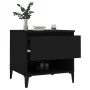 Beistelltische 2 Stück Sperrholz schwarz 50x46x50 cm von vidaXL, Seitentische - Ref: Foro24-819551, Preis: 60,16 €, Rabatt: %