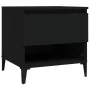 Beistelltische 2 Stück Sperrholz schwarz 50x46x50 cm von vidaXL, Seitentische - Ref: Foro24-819551, Preis: 60,16 €, Rabatt: %