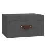 Wall bedside table 2 pcs gray 40x29.5x22 cm by vidaXL, Lockers and storage cabinets - Ref: Foro24-820991, Price: 55,07 €, Dis...