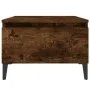 Side tables 2 units smoked oak plywood 50x46x35 cm by vidaXL, Side tables - Ref: Foro24-819527, Price: 67,38 €, Discount: %