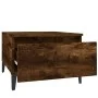 Side tables 2 units smoked oak plywood 50x46x35 cm by vidaXL, Side tables - Ref: Foro24-819527, Price: 67,38 €, Discount: %