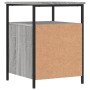 Mesita de noche madera de ingeniería gris Sonoma 44x45x60 cm de vidaXL, Mesitas de noche - Ref: Foro24-826009, Precio: 57,45 ...