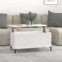 Couchtisch aus glänzend weißem Sperrholz, 90 x 44,5 x 45 cm von vidaXL, Couchtisch - Ref: Foro24-819590, Preis: 63,98 €, Raba...