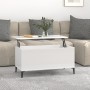 Couchtisch aus glänzend weißem Sperrholz, 90 x 44,5 x 45 cm von vidaXL, Couchtisch - Ref: Foro24-819590, Preis: 64,59 €, Raba...