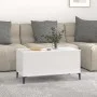 Couchtisch aus glänzend weißem Sperrholz, 90 x 44,5 x 45 cm von vidaXL, Couchtisch - Ref: Foro24-819590, Preis: 63,98 €, Raba...