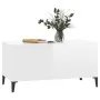 Couchtisch aus glänzend weißem Sperrholz, 90 x 44,5 x 45 cm von vidaXL, Couchtisch - Ref: Foro24-819590, Preis: 63,98 €, Raba...