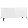 Couchtisch aus glänzend weißem Sperrholz, 90 x 44,5 x 45 cm von vidaXL, Couchtisch - Ref: Foro24-819590, Preis: 63,98 €, Raba...