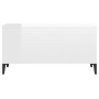 Couchtisch aus glänzend weißem Sperrholz, 90 x 44,5 x 45 cm von vidaXL, Couchtisch - Ref: Foro24-819590, Preis: 64,59 €, Raba...