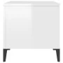 Couchtisch aus glänzend weißem Sperrholz, 90 x 44,5 x 45 cm von vidaXL, Couchtisch - Ref: Foro24-819590, Preis: 63,98 €, Raba...