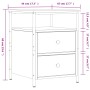 Mesita de noche madera de ingeniería gris Sonoma 44x45x60 cm de vidaXL, Mesitas de noche - Ref: Foro24-826009, Precio: 57,45 ...