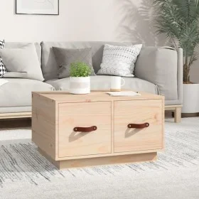 Solid pine wood coffee table 60x53x35 cm by vidaXL, Coffee table - Ref: Foro24-820966, Price: 80,86 €, Discount: %