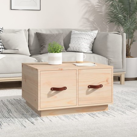 Solid pine wood coffee table 60x53x35 cm by vidaXL, Coffee table - Ref: Foro24-820966, Price: 81,92 €, Discount: %
