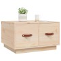 Solid pine wood coffee table 60x53x35 cm by vidaXL, Coffee table - Ref: Foro24-820966, Price: 81,92 €, Discount: %
