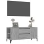 Mueble de TV madera contrachapada gris Sonoma 102x44,5x50 cm de vidaXL, Muebles TV - Ref: Foro24-819610, Precio: 84,86 €, Des...