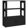 Sperrholz Anrichte schwarz 80x30x90 cm von vidaXL, Sideboards - Ref: Foro24-819461, Preis: 63,07 €, Rabatt: %