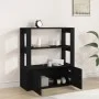 Sperrholz Anrichte schwarz 80x30x90 cm von vidaXL, Sideboards - Ref: Foro24-819461, Preis: 63,07 €, Rabatt: %