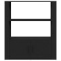 Aparador de madera contrachapada negro 80x30x90 cm de vidaXL, Aparadores - Ref: Foro24-819461, Precio: 62,98 €, Descuento: %