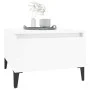 Side tables 2 units glossy white plywood 50x46x35 cm by vidaXL, Side tables - Ref: Foro24-819521, Price: 61,54 €, Discount: %