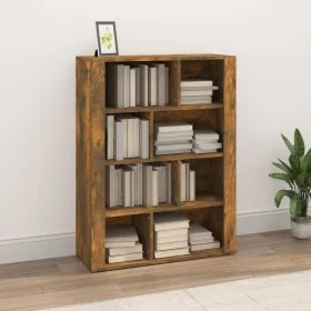 Sideboard aus geräuchertem Eichensperrholz, 80 x 30 x 106 cm von vidaXL, Sideboards - Ref: Foro24-819497, Preis: 71,86 €, Rab...
