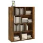 Sideboard aus geräuchertem Eichensperrholz, 80 x 30 x 106 cm von vidaXL, Sideboards - Ref: Foro24-819497, Preis: 71,86 €, Rab...