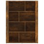 Smoked oak plywood sideboard 80x30x106 cm by vidaXL, Sideboards - Ref: Foro24-819497, Price: 72,78 €, Discount: %