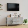 Concrete gray plywood TV cabinet 102x44.5x50 cm by vidaXL, TV Furniture - Ref: Foro24-819600, Price: 70,75 €, Discount: %