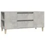 TV-Schrank aus betongrauem Sperrholz, 102 x 44,5 x 50 cm von vidaXL, TV-Möbel - Ref: Foro24-819600, Preis: 59,52 €, Rabatt: %
