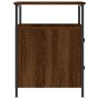 Oak brown engineered wood bedside table 44x45x60 cm by vidaXL, Nightstands - Ref: Foro24-826011, Price: 63,45 €, Discount: %