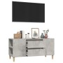 Concrete gray plywood TV cabinet 102x44.5x50 cm by vidaXL, TV Furniture - Ref: Foro24-819600, Price: 70,75 €, Discount: %