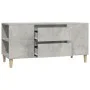 Concrete gray plywood TV cabinet 102x44.5x50 cm by vidaXL, TV Furniture - Ref: Foro24-819600, Price: 59,52 €, Discount: %