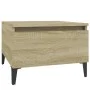 Beistelltisch aus Sonoma-Eichensperrholz, 50 x 46 x 35 cm von vidaXL, Seitentische - Ref: Foro24-819522, Preis: 44,64 €, Raba...
