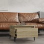 Mesa auxiliar madera contrachapada roble Sonoma 50x46x35 cm de vidaXL, Mesas auxiliares - Ref: Foro24-819522, Precio: 45,15 €...